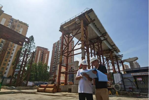攻坚三季度 | 建设大道延伸线顶推跨越二环线-集团动态-武汉城投集团 